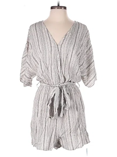 Pre-owned Cupshe Romper In Gray
