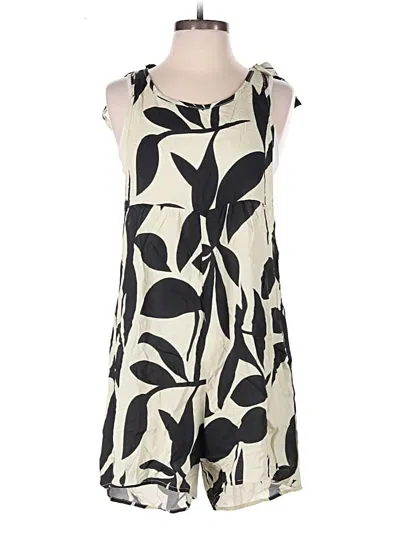 Pre-owned Cupshe Romper In Ivory