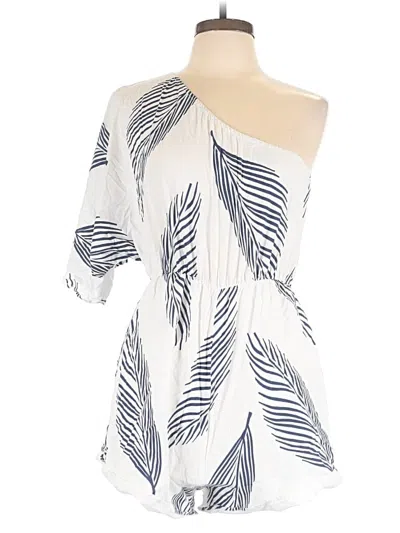 Pre-owned Cupshe Romper In White