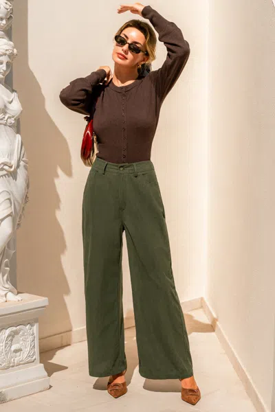 Cupshe Rooted Green Pants