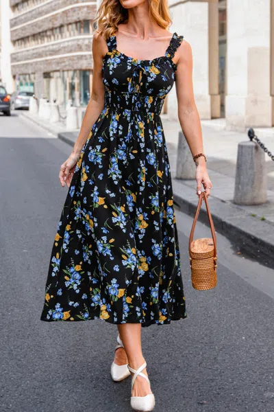 Cupshe Sassy Sweet Floral Maxi Dress