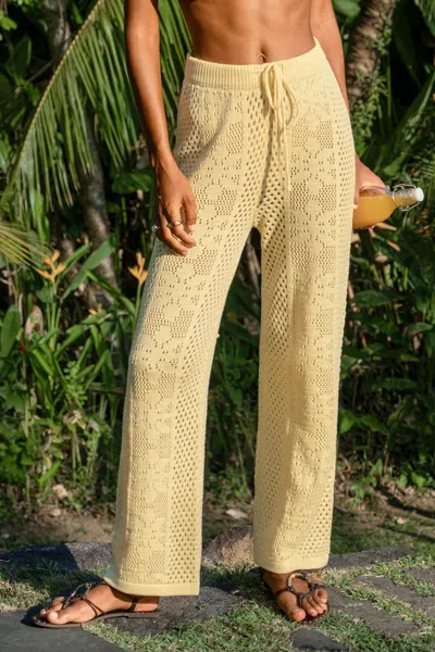 Cupshe Sea For Yourself Yellow Cover-up Pants