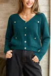 Cupshe Secret Crush Aqua Cardigan In Green