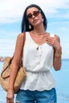Cupshe Sensitive One White Top In White