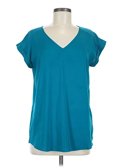 Pre-owned Cupshe Short Sleeve T-shirt In Teal
