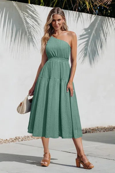 Cupshe Simmer Green Midi Dress