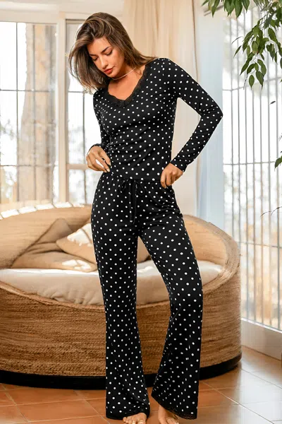 Cupshe Sleep Easy Polka Dot Pajama Set