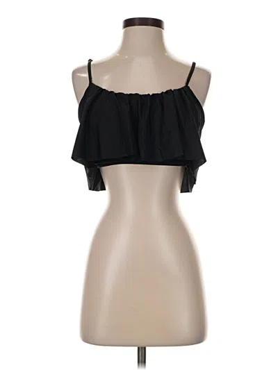 Pre-owned Cupshe Sleeveless Blouse In Black