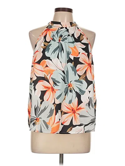 Pre-owned Cupshe Sleeveless Blouse In Blue