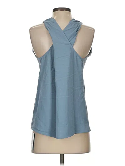 Pre-owned Cupshe Sleeveless Blouse In Blue