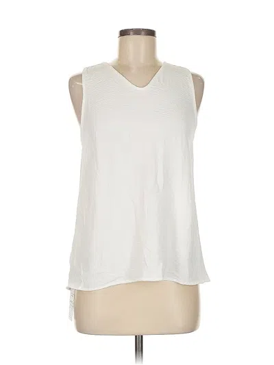 Pre-owned Cupshe Sleeveless Blouse In White