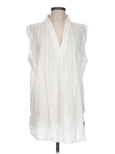 Pre-owned Cupshe Sleeveless Blouse In White