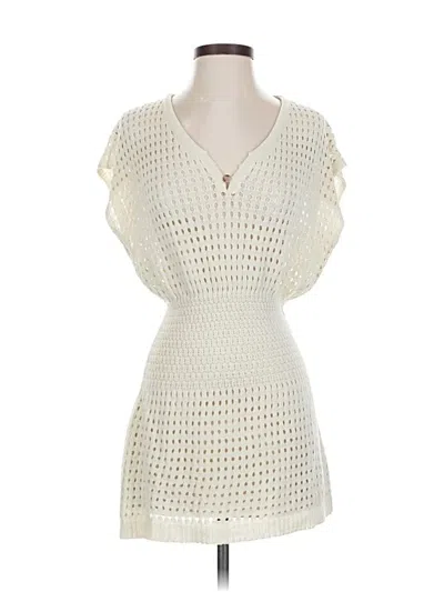 Pre-owned Cupshe Sleeveless T-shirt In White