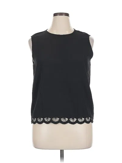 Pre-owned Cupshe Sleeveless Top Black Keyhole Neckline Tops