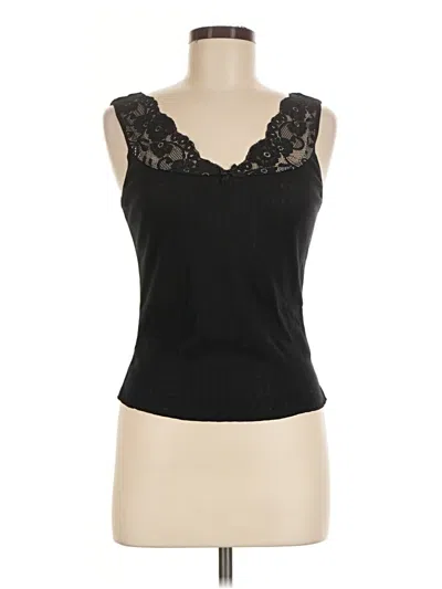 Cupshe Sleeveless Top Black Sweetheart Neckline Tops