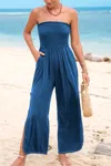 Cupshe Slow Flow Blue Jumpsuit