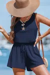 Cupshe Slow Lane Blue Romper