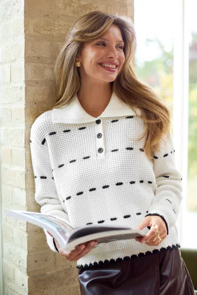 Cupshe Snug & Cute White Sweater