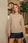 Cupshe Snug Mood Beige Sweater In Brown
