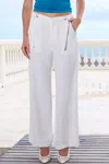 Cupshe So Posh White Pants In White