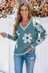 Cupshe Soft Spot Floral Sweater