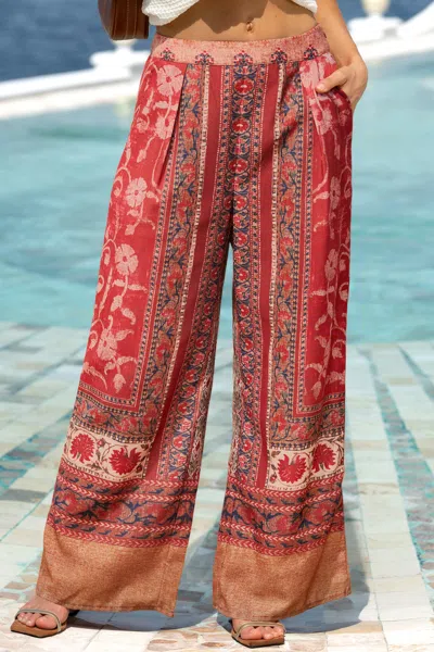 Cupshe Spirited Boho Pants In Red