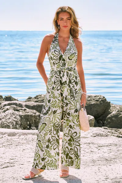 Cupshe Spring Nostalgia Floral Jumpsuit In Multi