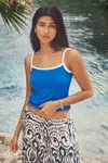 Cupshe Spring Storm Blue Top In Blue