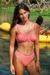 Cupshe Spring Stunner Gingham Bikini Set In Multi