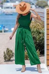 Cupshe Start Somewhere Green Jumpsuit In Green