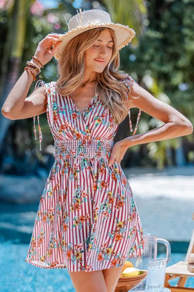 Cupshe Statement Season Striped Mini Dress