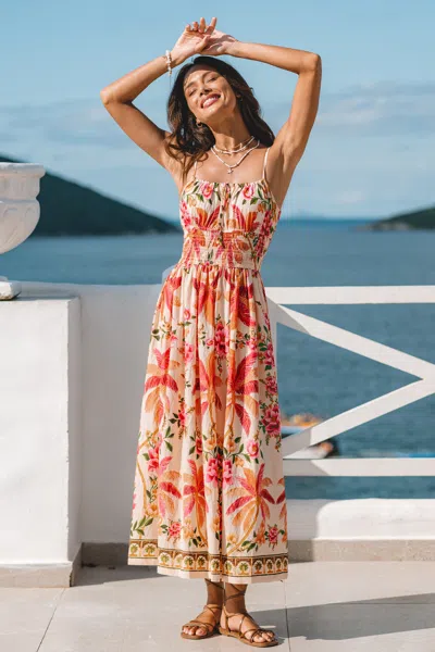 Cupshe Stay Bright Tropical Maxi Dress In Multi