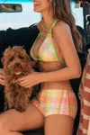 Cupshe Stay In Check Plaid Bikini Set