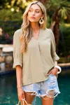 Cupshe Subtle Flow Beige Top In Orange