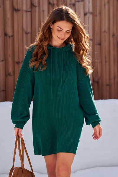 Cupshe Sugar Poppy Green Mini Dress