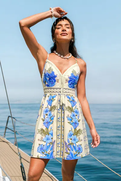 Cupshe Sweet Blossom Floral Mini Dress In Multi