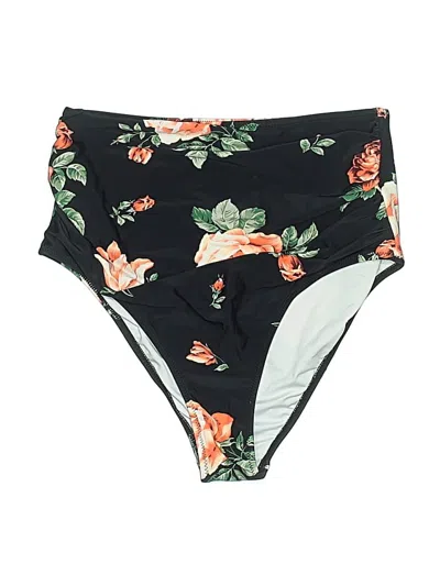 Pre-owned Cupshe Swimsuit Bottoms In Black