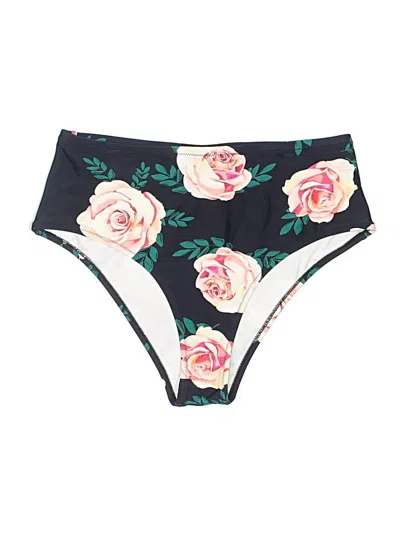 Pre-owned Cupshe Swimsuit Bottoms In Black