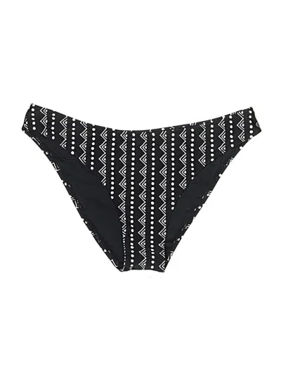 Pre-owned Cupshe Swimsuit Bottoms In Black