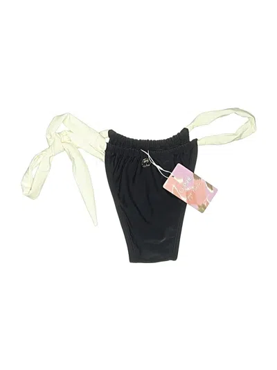 Pre-owned Cupshe Swimsuit Bottoms In Black