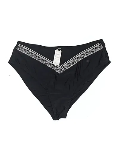 Pre-owned Cupshe Swimsuit Bottoms In Black