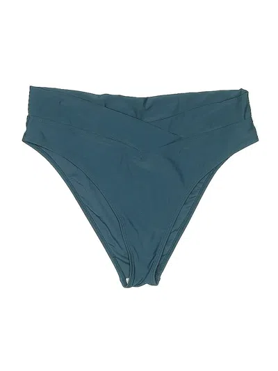 Pre-owned Cupshe Swimsuit Bottoms In Blue