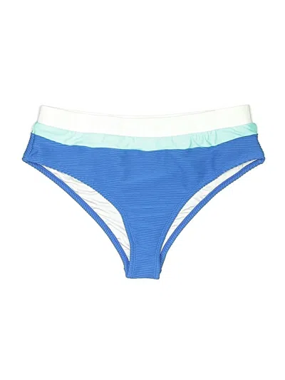 Pre-owned Cupshe Swimsuit Bottoms In Blue