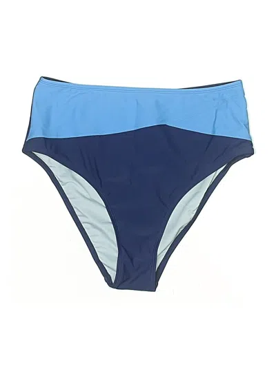 Pre-owned Cupshe Swimsuit Bottoms In Blue