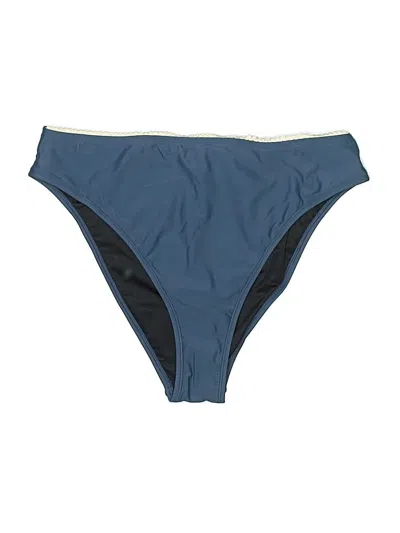 Pre-owned Cupshe Swimsuit Bottoms In Blue