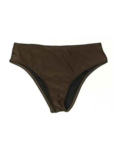 Pre-owned Cupshe Swimsuit Bottoms In Brown