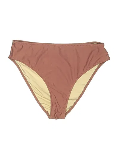 Pre-owned Cupshe Swimsuit Bottoms In Brown