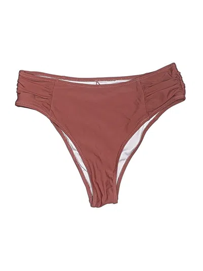 Pre-owned Cupshe Swimsuit Bottoms In Brown
