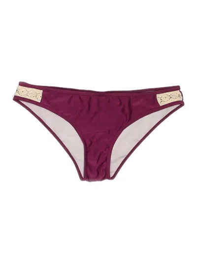 Pre-owned Cupshe Swimsuit Bottoms In Burgundy