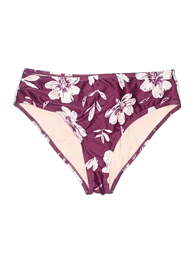Pre-owned Cupshe Swimsuit Bottoms In Burgundy